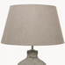 Grey Stone Lamp with Gravel Shade 63cm