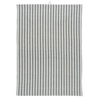 Grey Stripe Cotton Tea Towel | Annie Mo's