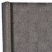 Grey Weaved Effect Headboard Detail - 6ft Super King-Size Bed