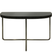 Half Moon Console Table with Black Tinted Glass 122cm | Annie Mo's
