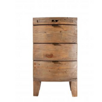 Hamilton Three Drawer Bedside 71cm | Annie Mo's