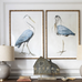 Set of Two Blue Heron Framed Prints 100cm | Annie Mo's