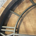Emmerdale Large Wood and Metal Round Clock - Close Up | Annie Mo's