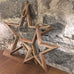 | Set of Two Hanging Wooden Stars  - 1