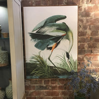 LargeLarge Green Tropical Crane Picture 113cm | Annie Mo's