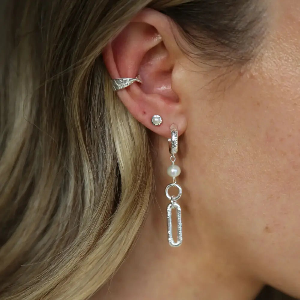 Virtue Earrings Silver | Annie Mo's