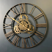 Cogs Metal Clock | Annie Mo's