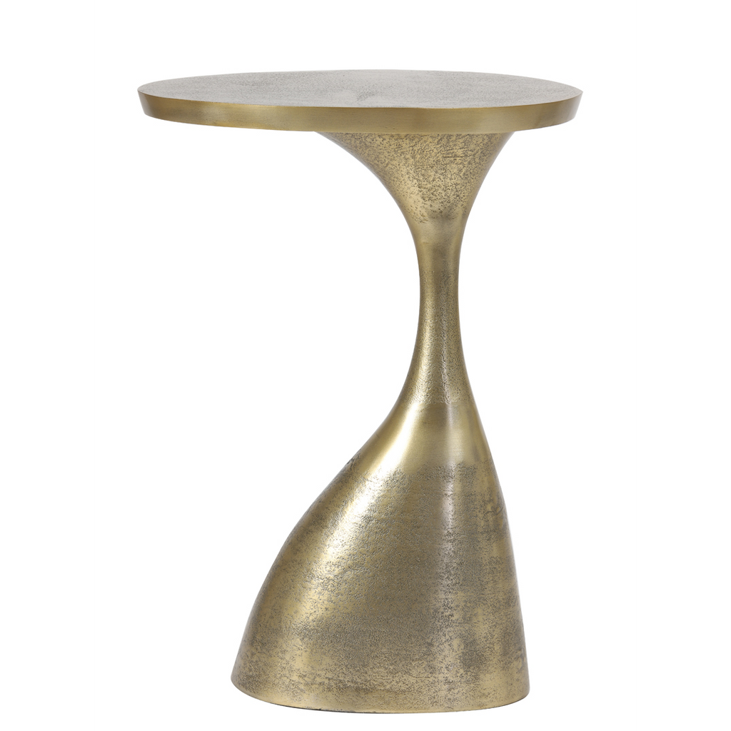 Irregular Antique Bronze Side Table 55cm | Annie Mo's