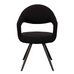 Jasmine  Carver Dining Chair - Black Boucle
