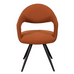 Jasmine  Carver Dining Chair - Orange Boucle