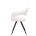 Jasmine  Carver Dining Chair - White Boucle