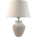 Juno Stoneware Lamp with Cream Shade 41cm