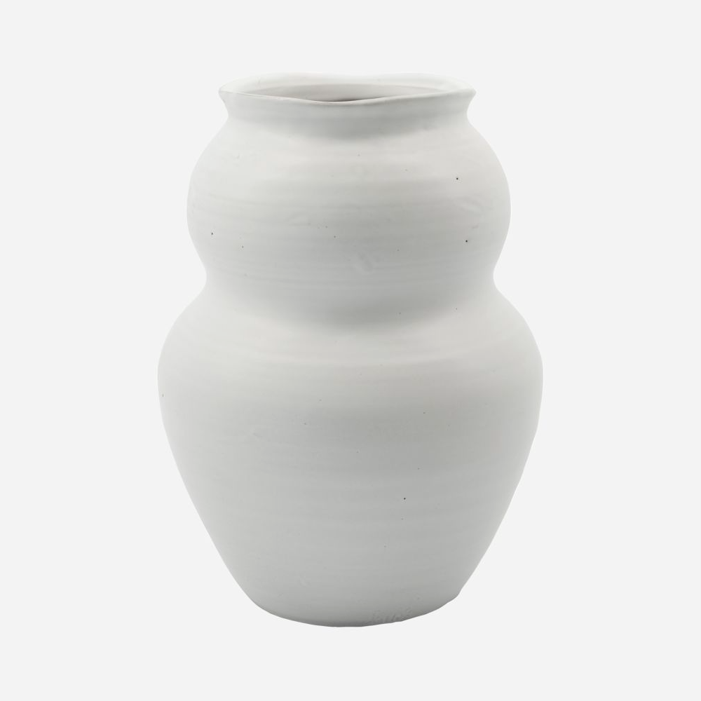 Juno White Vase 22cm