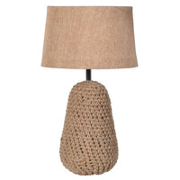 Jute Table Lamp with Shade 71cm | Annie Mo's