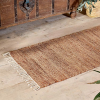 Jute and Cotton Runner - Rust 200cm | Annie Mo's