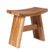 KING Solid U Shaped Reclaimed Teak Stool 45cm