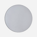 Large Thin Rimmed Round Mirror with Grey Glass 110cm