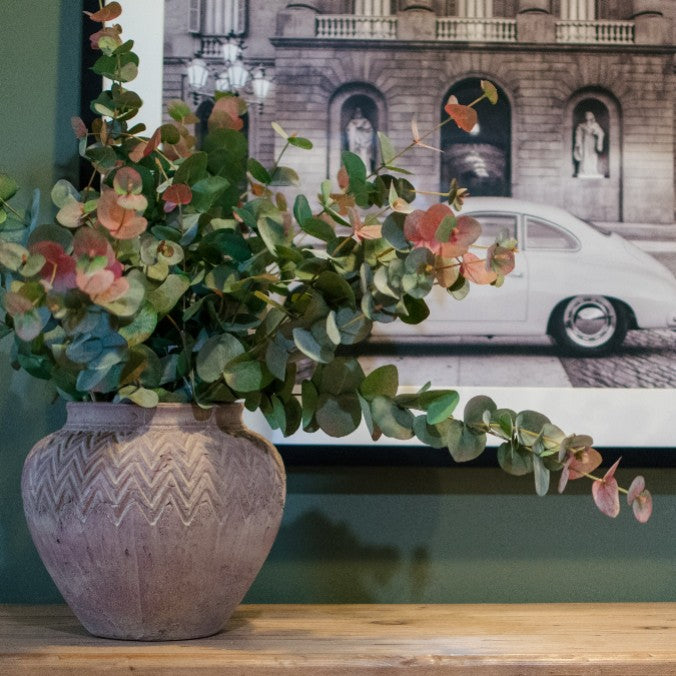 Large Natural Blush Eucalyptus Spray 100cm | Annie Mo's