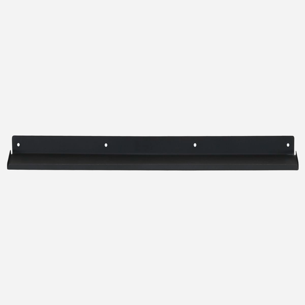 Ledge Shelf Black Metal 80cm | Annie Mo's