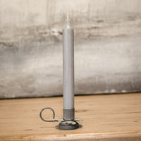 Light Grey Dinner Candle 18cm | Annie Mo's