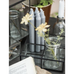 Light Grey Dinner Candle 18cm