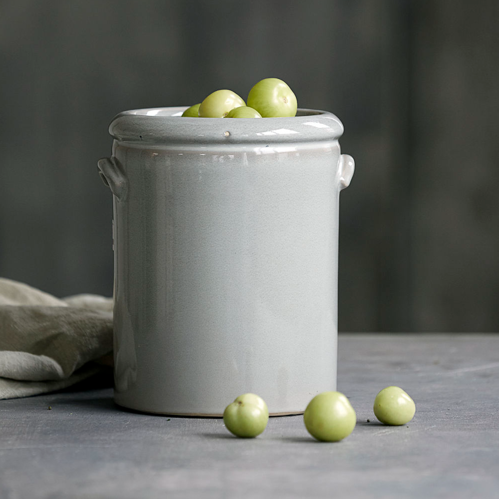 Light Grey Pottery Planter 24cm