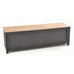 Mango Wood and Black Painted TV Unit 145cm