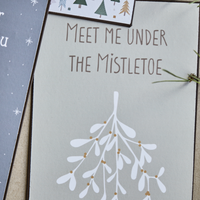 Meet Me Under the Mistletoe Metal Plaque 20cm | Annie Mo's