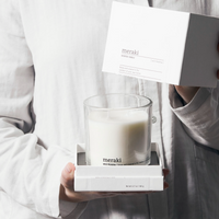 Meraki White Meadow Scented Candle | Annie Mo's