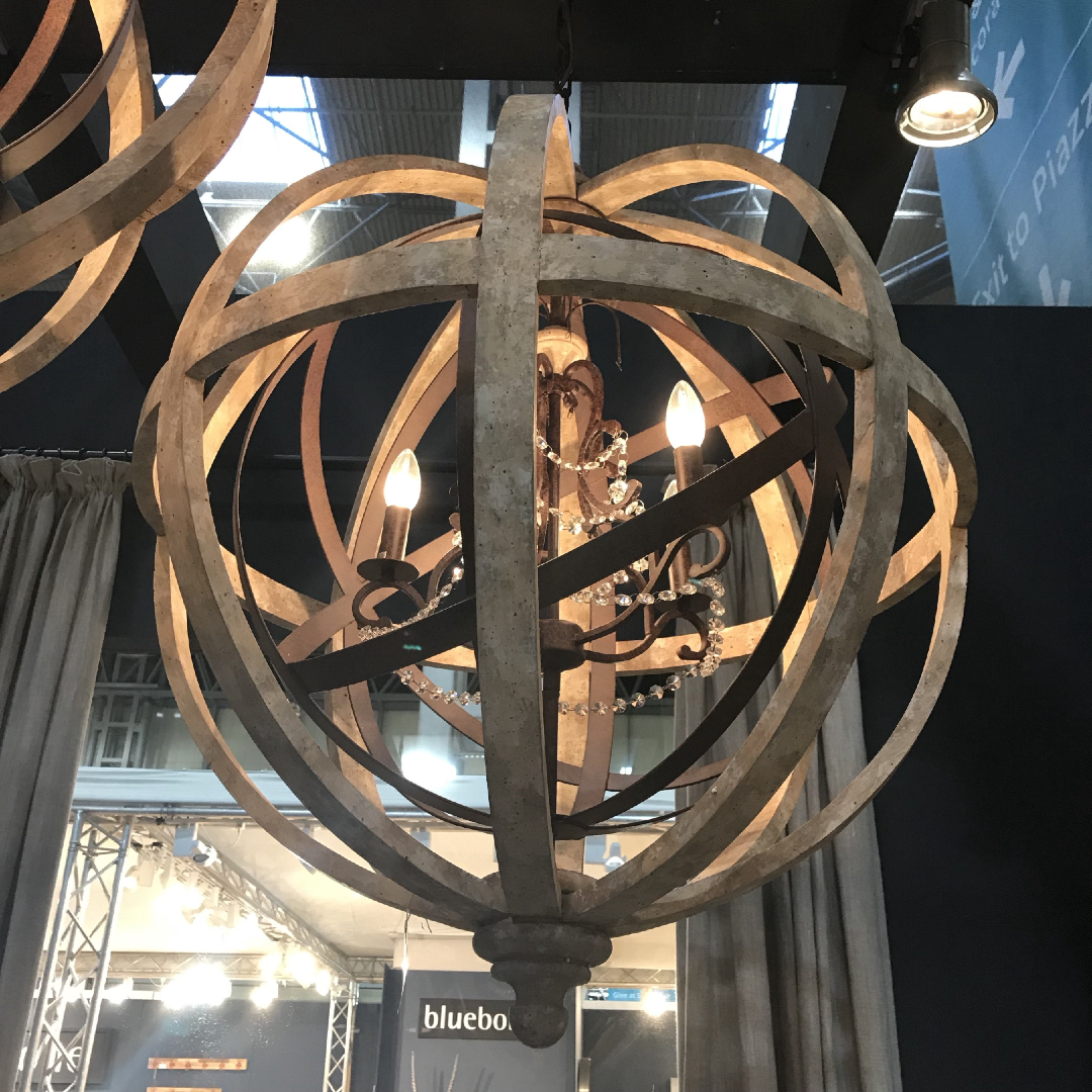 Crystal and deals metal orb chandelier