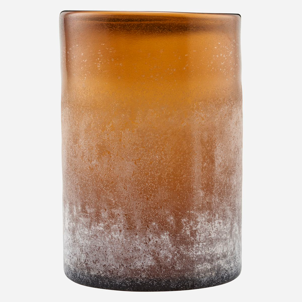 Misty Brown Tealight Holder 19cm
