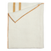 NEMMELI White Linen Throw with Yellow Stripes 170cm | Annie Mo's