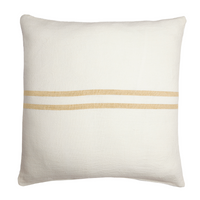 NEMMELI Yellow Natural Linen Cushion Cover 50cm | Annie Mo's