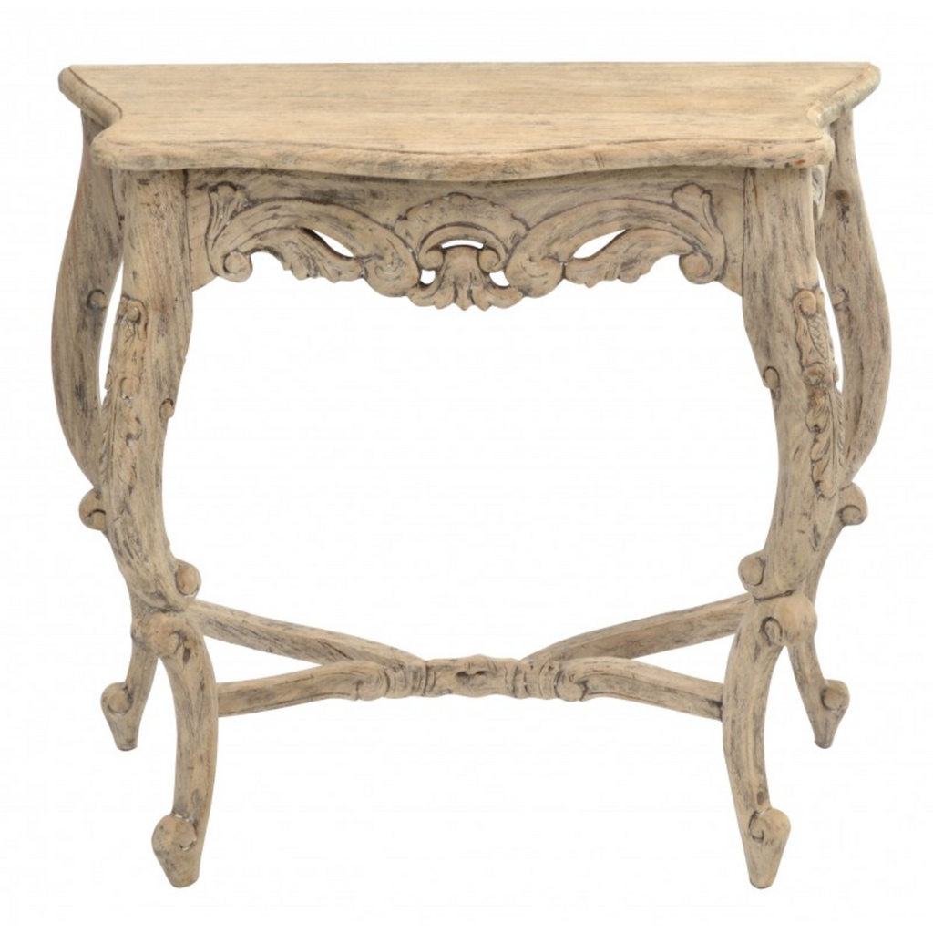 Natural Carved Console 82cm | Annie Mo's