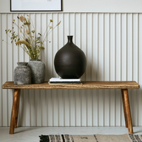 Natural Wood Occasional Bench 120cm | Annie Mo's