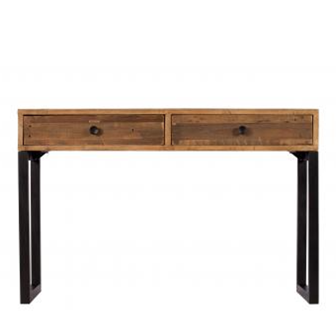 Nixon Reclaimed Mixed Wood Console Table 120cm | Annie Mo's