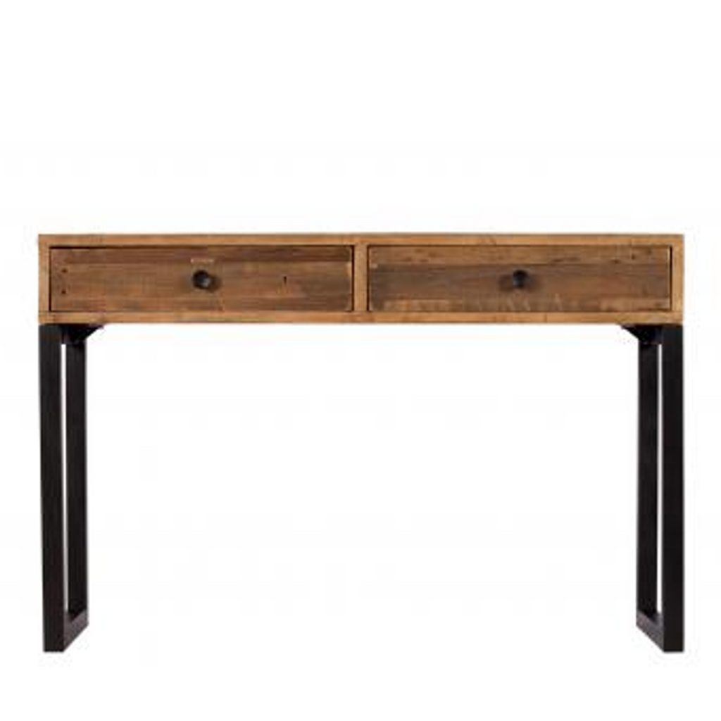 Nixon Reclaimed Mixed Wood Console Table 120cm | Annie Mo's