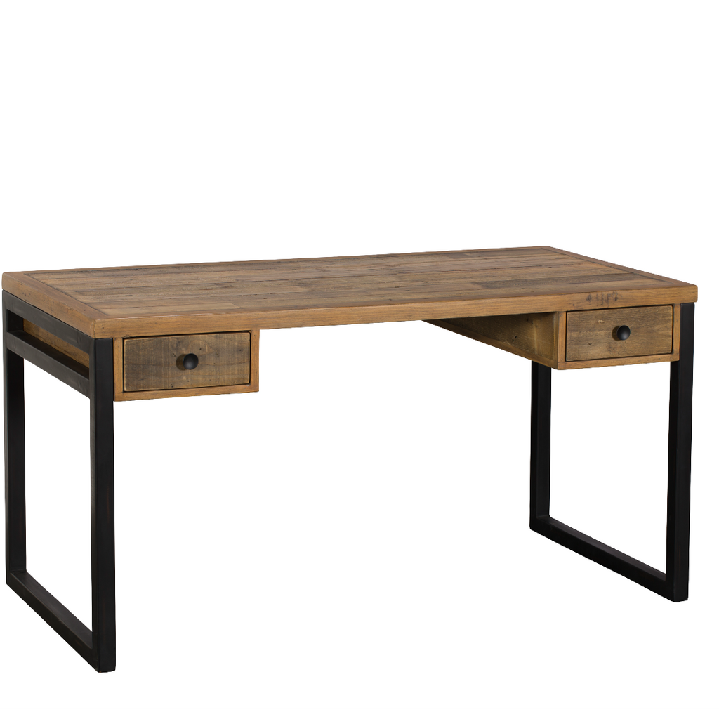 Nixon Reclaimed Mixed Wood Desk 140cm | Annie Mo's