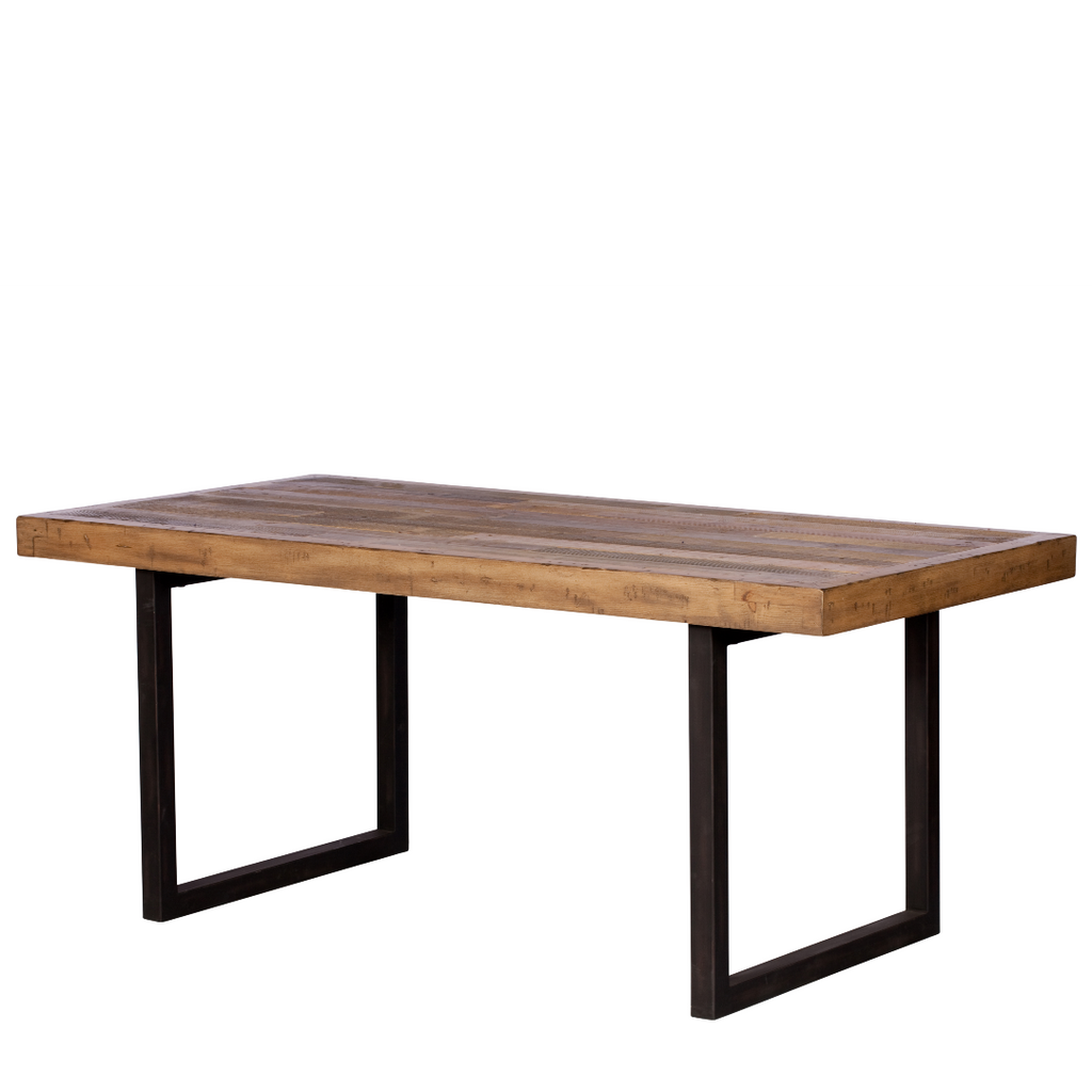 Nixon Reclaimed Mixed Wood Dining Table 180cm
