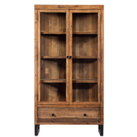 Nixon Reclaimed Mixed Wood Display Cabinet 170cm x 90cm