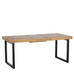 Nixon Reclaimed Mixed Wood Extending Dining Table 140cm - 180cm Fully Extends