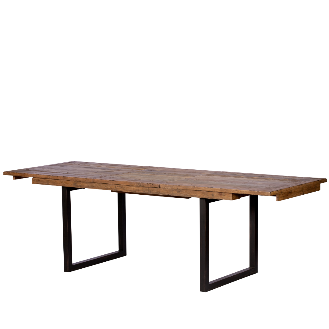 Nixon Reclaimed Mixed Wood Extending Dining Table 180cm - 240cm