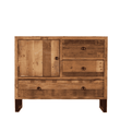 Nixon Reclaimed Mixed Wood Narrow Sideboard 103cm | Annie Mo's