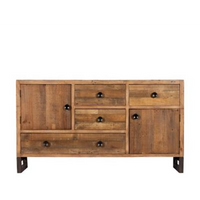 Nixon Reclaimed Mixed Wood Wide Sideboard 152cm | Annie Mo's