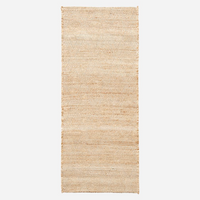 Nude Jute and Cotton Runner Rug 100 x 240cm | Annie Mo's
