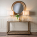 Oak and Glass Console Table 140cm | Annie Mo's
