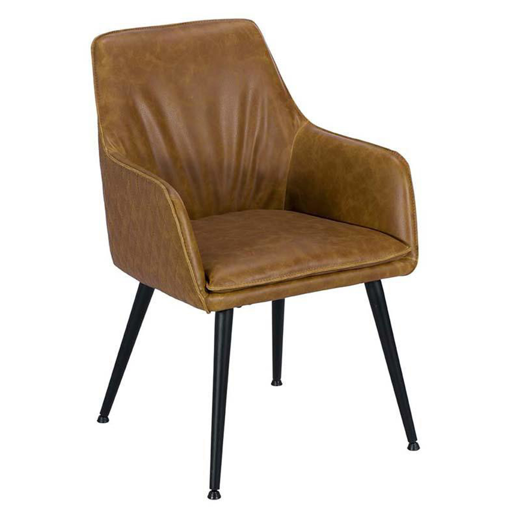 Oliver Carver Dining Chair - Tan | Annie Mo's