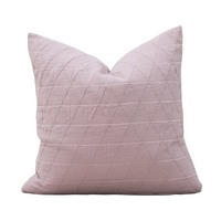 Oslo Blush Pink Cotton Cushion 50cm x 50cm | Annie Mo's