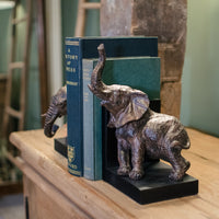 Pair of Resin Elephant Bookends | Annie Mo's