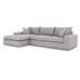 Peri 1 Arm 2 Seat RHF with 1 Arm Chaise Unit LHF